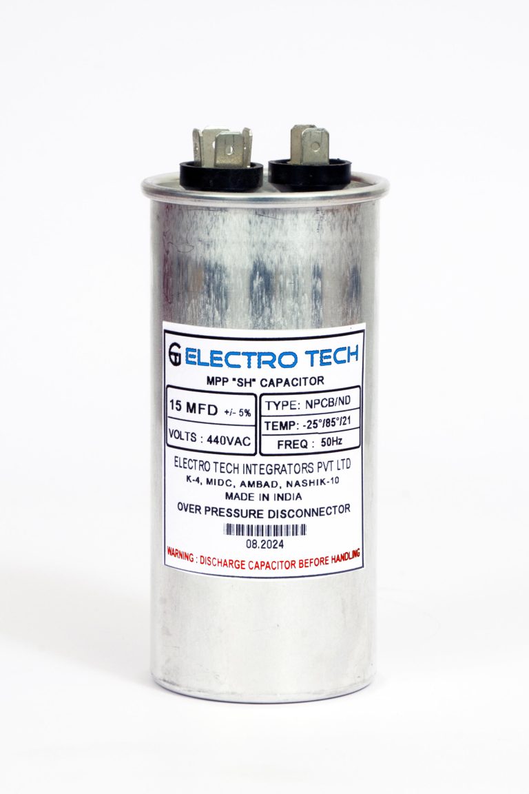 9. Running Capacitor (Aluminium Burst Proof)